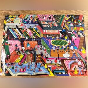 Novel Neighborhood 1000 piece foil puzzle Galison